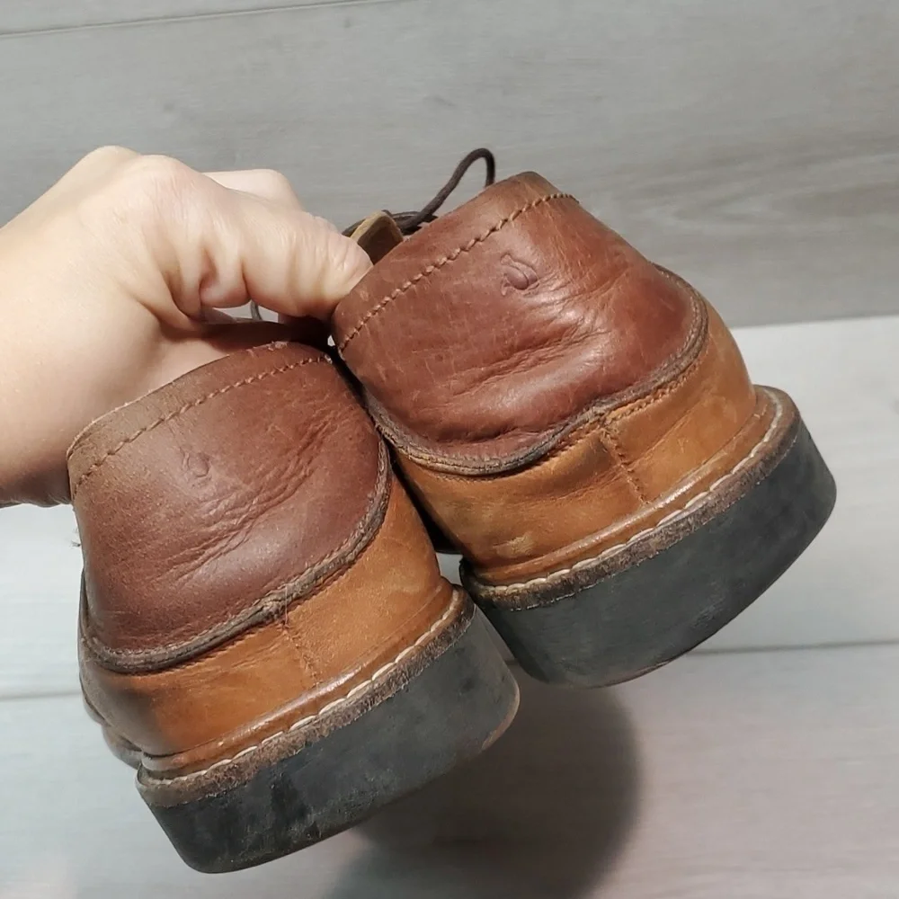 Olukai Mens Walino M Leather Oxford Slip on dress shoes sz 9.5